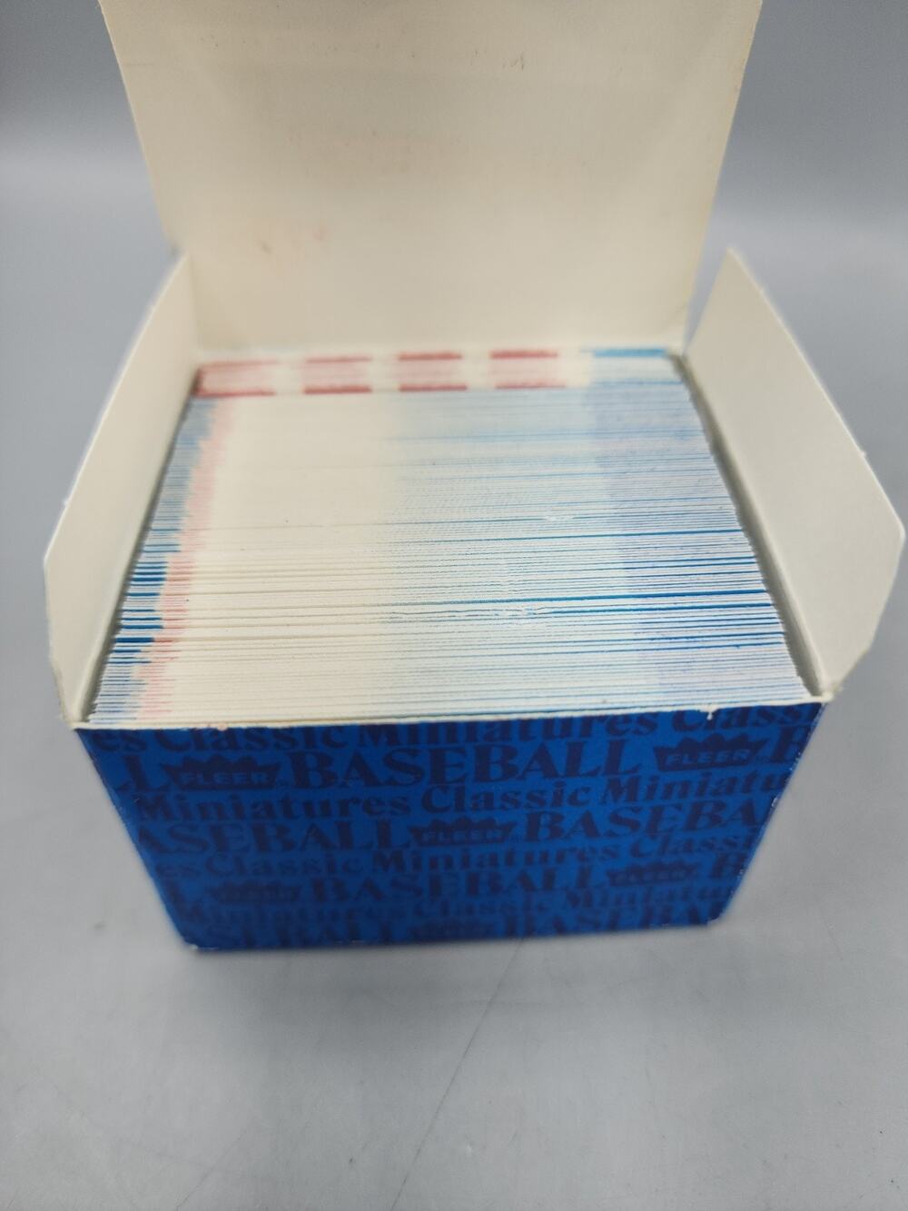 1987 Fleer Classic Miniatures Baseball Factory Sealed Set with 17 Logo Stickers